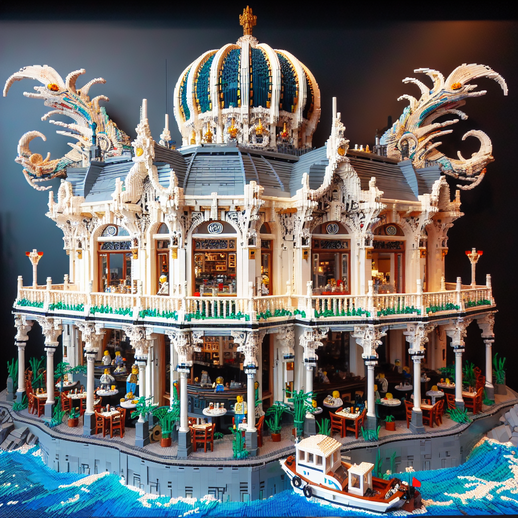 LEGO 航海王 芭拉蒂海上餐廳 華麗外觀與細緻內構兼備的美食天堂