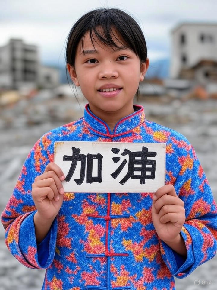 設計一個台灣花蓮受災後 加油的圖片