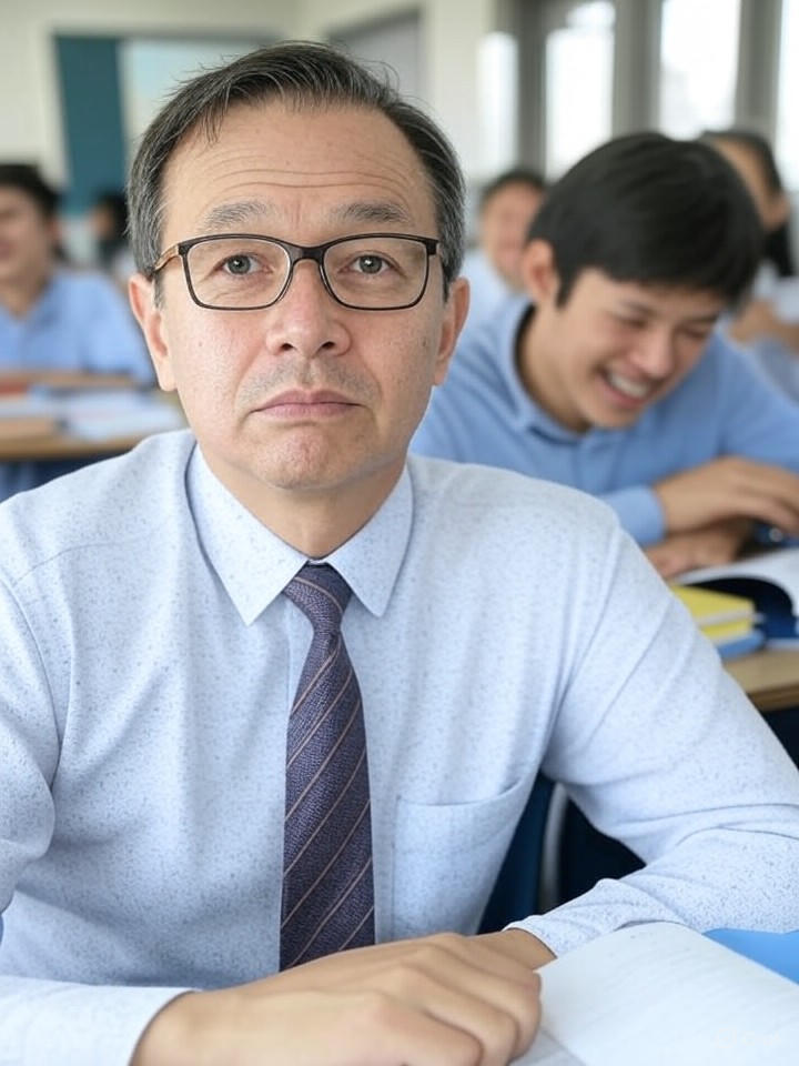老師在罵學生，有人在笑 有人趴在桌上